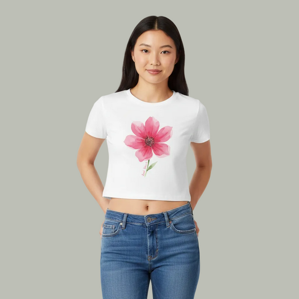 Flower Baby Tee